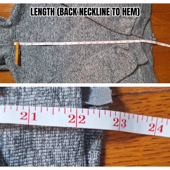 Coney Island Marled Black White Hoodie Fleece Lined Kids 14-16 Zip Sweatshirt - Picture 8 of 8